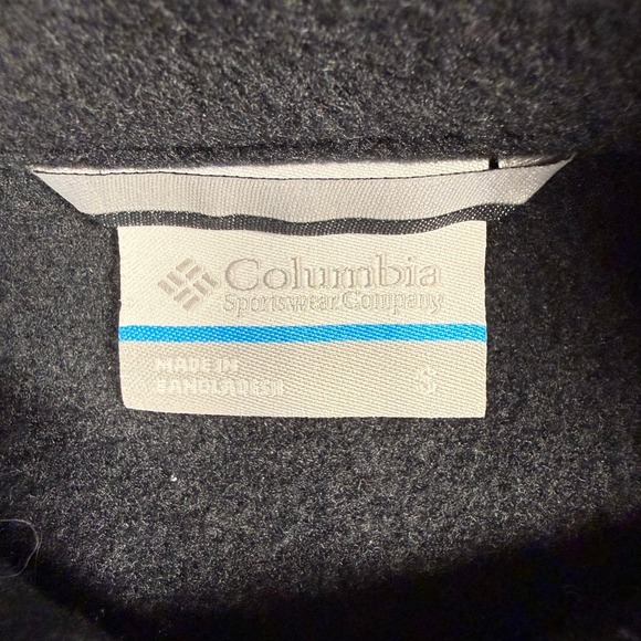 Columbia Mens Full Zip Fleece Jacket Black XM6354 Small - Picture 2 of 11